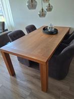Eetkamertafel, Huis en Inrichting, Tafels | Eettafels, Ophalen, Gebruikt, Eikenhout, 50 tot 100 cm