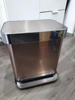 Simple human RVS bak rose kleur, Huis en Inrichting, Ophalen, Gebruikt, Rvs, Minder dan 50 cm