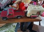 Schleich jeep met trailer, Ophalen of Verzenden, Gebruikt, Paard, Beeldje of Figuurtje