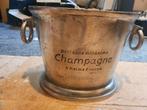 Antieke Zilverkleurige Champagnekoeler, Huis en Inrichting, Woonaccessoires | Wijnrekken, Ophalen of Verzenden, Gebruikt