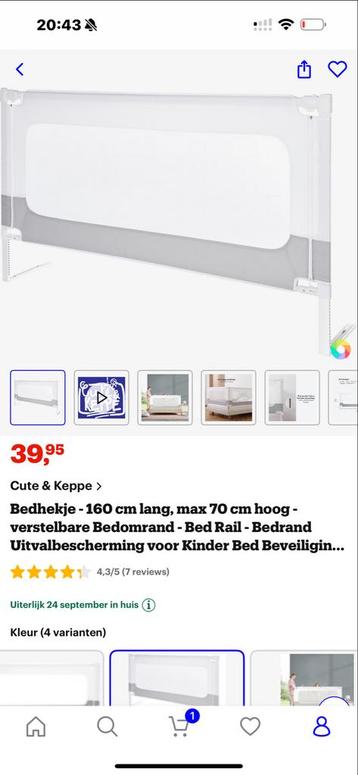 Nieuw Bedhekje in Doos beschikbaar voor biedingen