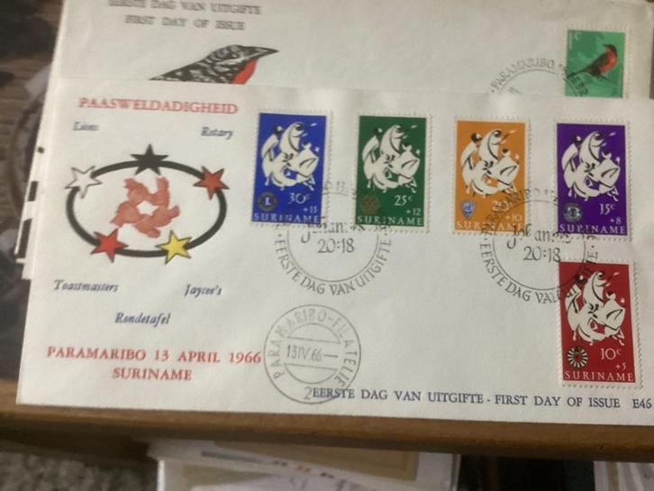 No4814 Suriname E46 anders Heb ook van Nederland jaargangen, Postzegels en Munten, Postzegels | Eerstedagenveloppen, Onbeschreven