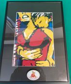 Herman Brood prent, ingelijst, 1980 tot heden, Ophalen of Verzenden, Zo goed als nieuw, Prent