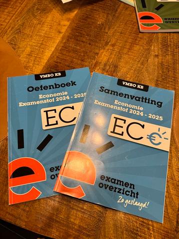 Samenvatting & Oefenboek Economie VMBO KB - ExamenOverzicht beschikbaar voor biedingen