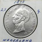 munt 1848 willem ll zilver 2,5 gulden 1848, Postzegels en Munten, Munten | Nederland, Zilver, 2½ gulden, Ophalen of Verzenden