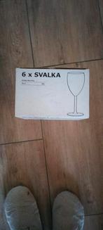6x IKEA Svalka Wijnglazen, Huis en Inrichting, Keuken | Servies, Ophalen, Glas of Glazen, Nieuw, Glas