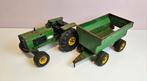 Tonka tractor met aanhanger, Hobby en Vrije tijd, Overige merken, Gebruikt, Ophalen of Verzenden, Tractor of Landbouw