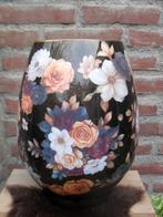 decoupage vaas handgemaakt, Overige kleuren, Nieuw, Ophalen of Verzenden, Glas