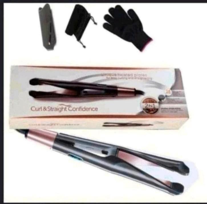 Nieuwe Curl & Straight Confidence Stijltang, Sieraden, Tassen en Uiterlijk, Uiterlijk | Haarverzorging, Nieuw, Krultang of Stijltang