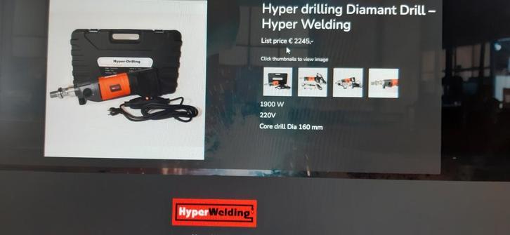 diamant boor, Doe-het-zelf en Verbouw, Gereedschap | Boormachines, Nieuw, 600 watt of meer, Ophalen of Verzenden