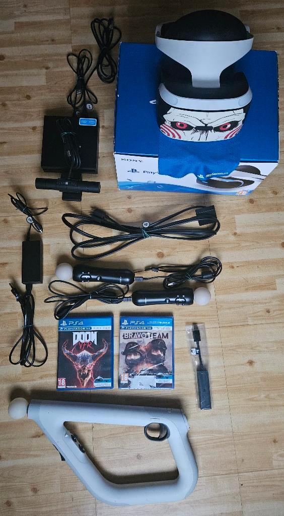 Playstation VR Pakket, Spelcomputers en Games, Virtual Reality, Zo goed als nieuw, Sony PlayStation, VR-bril, Ophalen of Verzenden