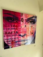 Uniek handgemaakt schilderij van Karin Vermeer 120 x 120, Antiek en Kunst, Ophalen of Verzenden