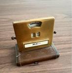 Vintage mechanische eeuwigdurende kalender, Ophalen of Verzenden, Huis en Inrichting