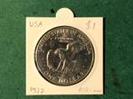 USA Dollar 1977 Koper-Nikkel, Postzegels en Munten, Munten | Amerika, Ophalen of Verzenden, Noord-Amerika, Losse munt, Zilver