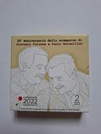 Italië 2 Euro Falcone & Borsellini 2022 Proof, Ophalen of Verzenden, Italië, 2 euro, Losse munt
