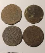Lot 4 stuks Oord 1710 en drie Duiten bodemvondst, Postzegels en Munten, Ophalen of Verzenden, Vóór koninkrijk, Overige waardes