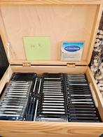 74 MiniDiscs in Houten Kist, Ophalen of Verzenden, Gebruikt