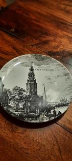 Vintage Wandbord Montelbaanstoren Amsterdam Focke & Meltzer, Ophalen of Verzenden