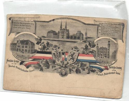 X1131 grenskaart steyl venlo kaldenkirchen, Verzamelen, Ansichtkaarten | Nederland, Gelopen, Limburg, Voor 1920, Verzenden