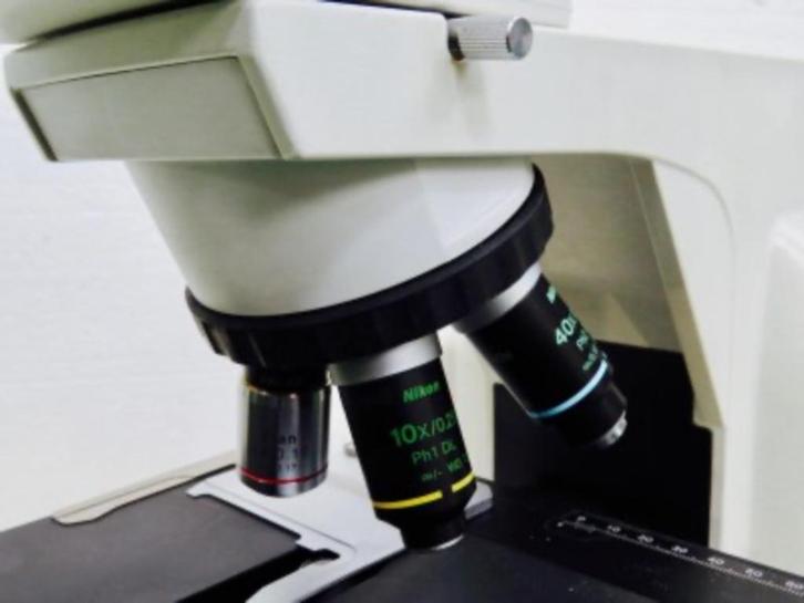 Nikon Eclipse E 400 phase microscoop 2stuks 850 euro, Audio, Tv en Foto, Optische apparatuur | Microscopen, Gebruikt, Biologische microscoop