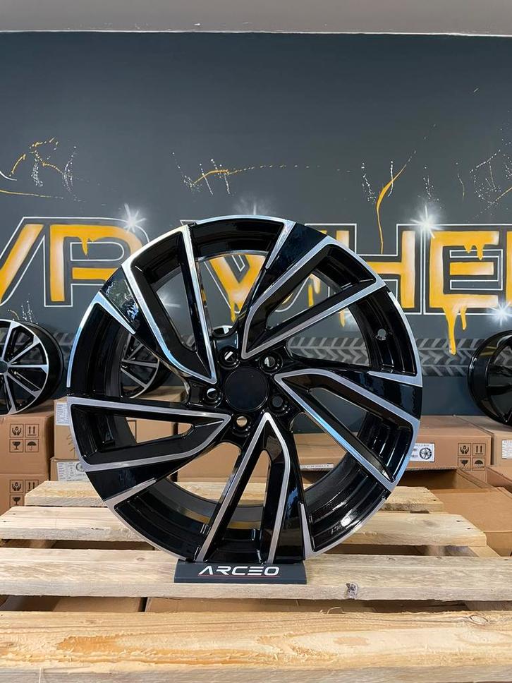 5X100 17" VW POLO R-Line GTI Adelaide model LOOK VELGEN!, Auto-onderdelen, Banden en Velgen, Velg(en), Zomerbanden, 17 inch, 215 mm