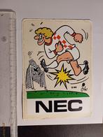 Oude sticker NEC Nijmegen, Overige binnenlandse clubs, Ophalen of Verzenden, Zo goed als nieuw, Poster, Plaatje of Sticker
