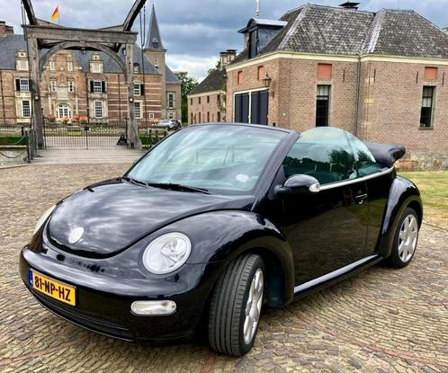 Volkswagen Beetle (Kever) 1.6 Cabriolet 75KW 2004 Zwart, Auto's, Volkswagen, Particulier, Beetle (Kever), ABS, Airbags, Airconditioning