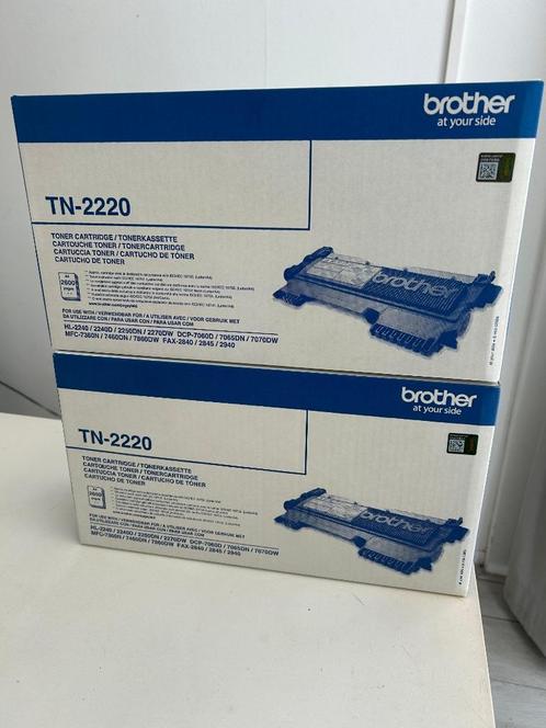 Twee nieuwe Brother TN-2220 tonercartridges te koop!, Computers en Software, Printerbenodigdheden, Nieuw, Toner, Ophalen