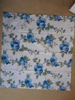 Vierkant tafelkleed bloem wit blauw, Ophalen of Verzenden, Zo goed als nieuw, Vierkant