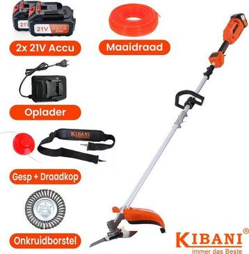 Kibani Accu Bosmaaier - Incl. 2x 21V Accu beschikbaar voor biedingen
