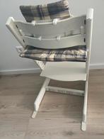 Stokke Tripp Trapp Stoel met Baby Steun, Ophalen of Verzenden, Gebruikt, Meegroeistoel, Gordel(s)