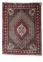 Handgeknoopt Perzisch wol Senneh tapijt roses 122x160cm, 100 tot 150 cm, Onbekend, Ophalen of Verzenden, Zo goed als nieuw