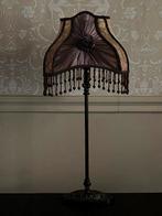 Vintage Staande Lamp met Kralen, Ophalen, Zo goed als nieuw, Stof, Minder dan 100 cm