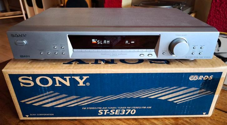Sony ST-SE370 FM/AM Tuner - Nieuwstaat, Originele Doos, Audio, Tv en Foto, Tuners, Zo goed als nieuw, Ophalen
