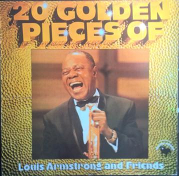 LP - Louis Armstrong ‎– 20 Golden Pieces Of Louis Armstrong beschikbaar voor biedingen