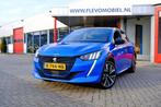 Peugeot E-208 EV GT 350 50 kWh Aut. Pano|Leder-Alcant|Adapt., Auto's, Peugeot, 136 pk, Gebruikt, Blauw, Leder