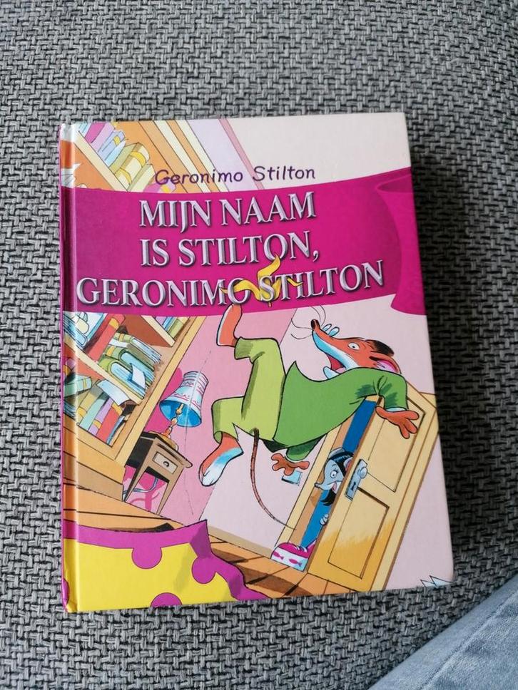 Geronimo Stilton - Mijn naam is Stilton, Geronimo Stilton, Boeken, Kinderboeken | Jeugd | onder 10 jaar, Zo goed als nieuw, Ophalen of Verzenden