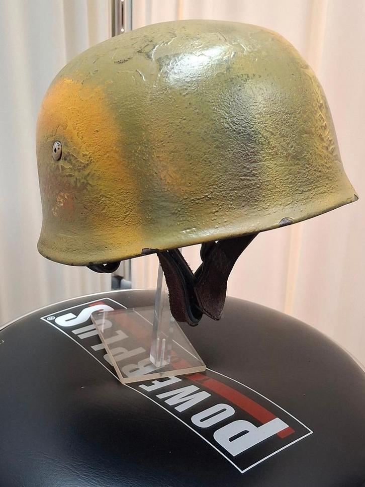 FJ-Helm M38 WW2 opgeknapte schuurvondst, Verzamelen, Militaria | Tweede Wereldoorlog, Luchtmacht, Helm of Baret, Duitsland, Ophalen