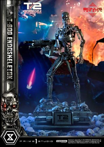 Prime 1 Studio Terminator 2 T-800 Endoskeleton DX Bonus Vers beschikbaar voor biedingen
