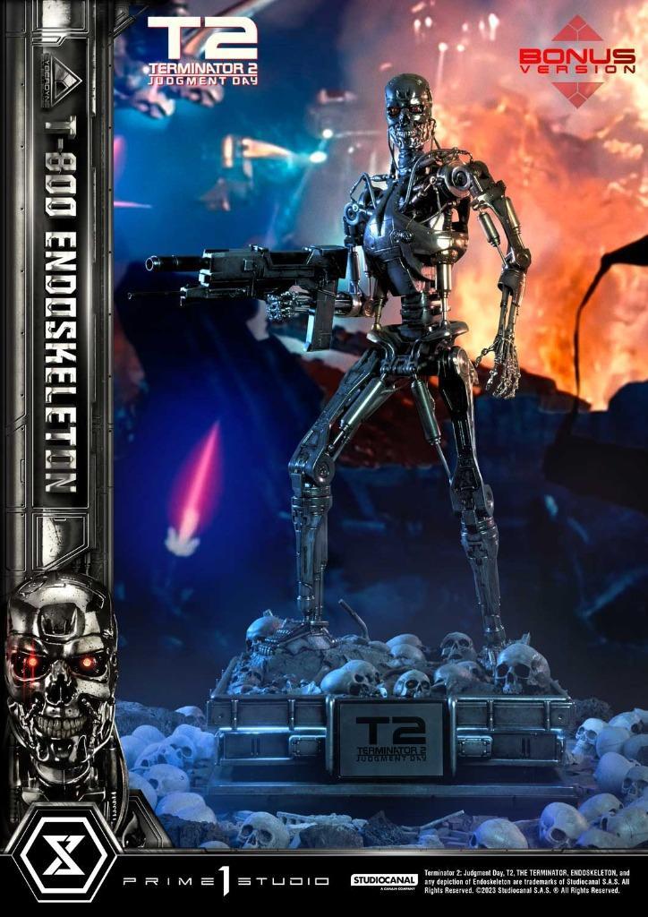 Prime 1 Studio Terminator 2 T-800 Endoskeleton DX Bonus Vers, Verzamelen, Beelden en Beeldjes, Nieuw, Fantasy, Ophalen of Verzenden