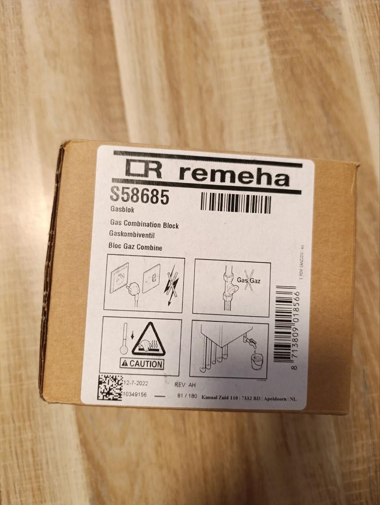Remeha Gaskombiventiel Gasblok, Ophalen, Nieuw, Aardgas, Onderdeel