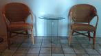 tafel / glazen bijzettafel, Ophalen, Rond, 55 tot 75 cm, 60 cm of meer