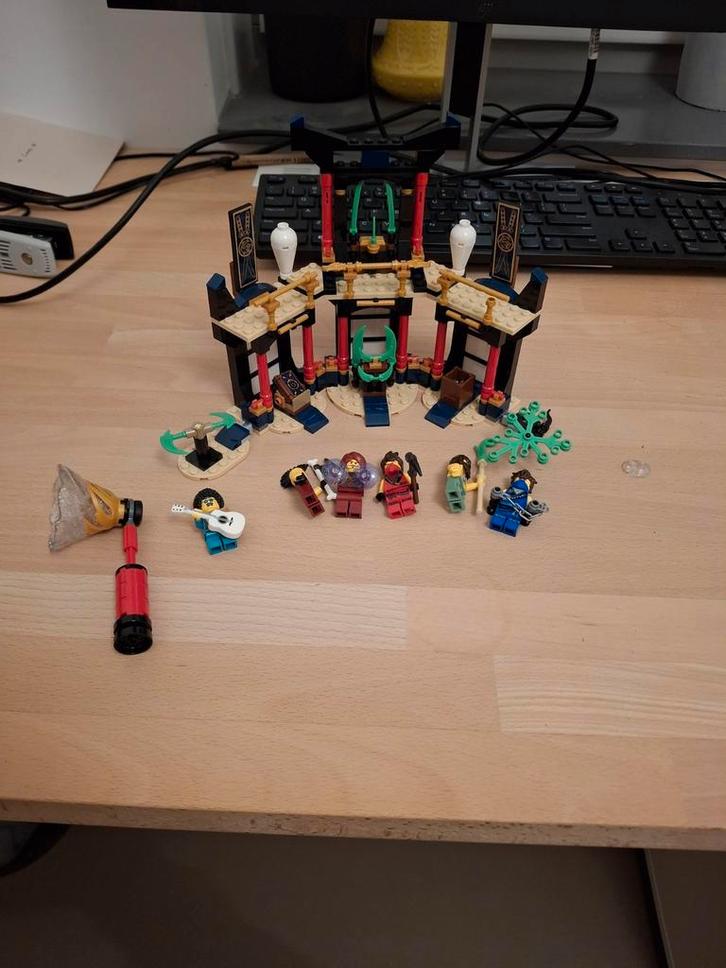 LEGO 71735 NINJAGO ‘Toernooi der Elementen’, Kinderen en Baby's, Speelgoed | Duplo en Lego, Zo goed als nieuw, Lego, Complete set