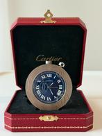 *New* Cartier Pasha Travel Clock Alarm blue dial, Sieraden, Tassen en Uiterlijk, Horloges | Antiek, Ophalen of Verzenden, Staal