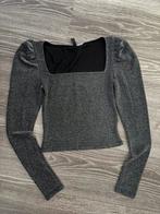 Glitter top H&M maat S *zgan*, Kleding | Dames, H&M, Zwart, Ophalen of Verzenden, Zo goed als nieuw