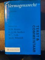 Tekst en Commentaar Vermogensrecht, Boeken, Studieboeken en Cursussen, Diverse auteurs, Ophalen of Verzenden, Alpha, WO