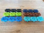 N49=3x Nieuwe Lego achtbaan karretjes voor € 9,-(6x kleuren)