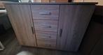 Dressoir met lades en kast, Kunststof, Zo goed als nieuw, Modern, 25 tot 50 cm