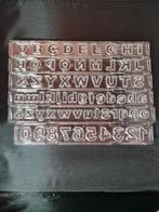 Alfabet Set Fondant/Marsepijn - Strakke Letters, Ophalen of Verzenden, Gebruikt, Taarten of Cupcakes, Overige typen