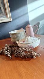 Fraai 14-delige Franse serviesset. Dessert of voorgerecht., Overige typen, Ophalen of Verzenden, Zo goed als nieuw, Overige stijlen